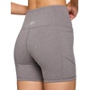 image:imageReebok Odyssey Highrise Womens Compression Shorts  5 InseamFlint Grey Heather