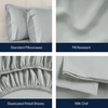 image:imageReebok Queen Sheet Set from Tencel Eucalyptus  Soft Cooling amp Breathable for Hot Sleepers Deep Pocket Up to 17 Inches 4Pc Hotel Luxury Bedding Set Bedsheet amp Pillowcases Niagara Mist QueenLunar Rock  Grey