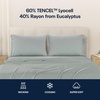 image:imageReebok Queen Sheet Set from Tencel Eucalyptus  Soft Cooling amp Breathable for Hot Sleepers Deep Pocket Up to 17 Inches 4Pc Hotel Luxury Bedding Set Bedsheet amp Pillowcases Niagara Mist QueenLunar Rock  Grey