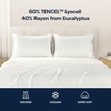 image:imageReebok Queen Sheet Set from Tencel Eucalyptus  Soft Cooling amp Breathable for Hot Sleepers Deep Pocket Up to 17 Inches 4Pc Hotel Luxury Bedding Set Bedsheet amp Pillowcases Niagara Mist QueenWhite