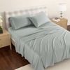 image:imageReebok Queen Sheet Set from Tencel Eucalyptus  Soft Cooling amp Breathable for Hot Sleepers Deep Pocket Up to 17 Inches 4Pc Hotel Luxury Bedding Set Bedsheet amp Pillowcases Niagara Mist QueenLunar Rock  Grey
