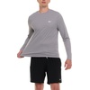 image:imageReebok Rash Guard for Men Long Sleeve Mens Swim Shirt Fishing Hiking UPF 50 UV ProtectionSlate