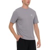 image:imageReebok Rash Guard for Men Short Sleeve Mens Swim Shirt Sun Shirt UPF 50 UV ProtectionSlate