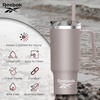 image:imageReebok Stainless Steel Tumbler With Lifestyle Design  40oz Tumbler With Handle  Double Wall Tumbler Vacuum Insulated  Leak Proof Tumbler For Men amp Women Black RBHS1006BKGray