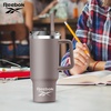 image:imageReebok Stainless Steel Tumbler With Lifestyle Design  40oz Tumbler With Handle  Double Wall Tumbler Vacuum Insulated  Leak Proof Tumbler For Men amp Women Black RBHS1006BKGray