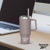 image:imageReebok Stainless Steel Tumbler With Lifestyle Design  40oz Tumbler With Handle  Double Wall Tumbler Vacuum Insulated  Leak Proof Tumbler For Men amp Women Black RBHS1006BKGray