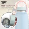 image:imageReebok Stainless Steel Wide Mouth Water Bottle With Flex Cap For Outdoor  32 oz  Double Wall Vacuum Insulated Sports Water Bottle With Silicone Sleeves BPA Free WhiteWhite