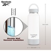 image:imageReebok Stainless Steel Wide Mouth Water Bottle With Flex Cap For Outdoor  32 oz  Double Wall Vacuum Insulated Sports Water Bottle With Silicone Sleeves BPA Free WhiteWhite