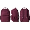 image:imageReebok Travel Backpack Water Resistant Everyday Bag with Laptop Sleeve  Padded Back Panel Adjustable Straps Front Zip Pocket Side Mesh Pockets Durable Nylon Build Easycare FabricKasey Grape Wine