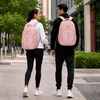 image:imageReebok Travel Backpack Water Resistant Everyday Bag with Laptop Sleeve  Padded Back Panel Adjustable Straps Front Zip Pocket Side Mesh Pockets Durable Nylon Build Easycare FabricSonny Smokey Rose