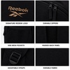 image:imageReebok Travel Backpack Water Resistant Everyday Bag with Laptop Sleeve  Padded Back Panel Adjustable Straps Front Zip Pocket Side Mesh Pockets Durable Nylon Build Easycare FabricSanta Fe BlackGold Logo