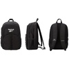 image:imageReebok Travel Backpack Water Resistant Everyday Bag with Laptop Sleeve  Padded Back Panel Adjustable Straps Front Zip Pocket Side Mesh Pockets Durable Nylon Build Easycare FabricSanta Fe BlackWhite