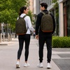 image:imageReebok Travel Backpack Water Resistant Everyday Bag with Laptop Sleeve  Padded Back Panel Adjustable Straps Front Zip Pocket Side Mesh Pockets Durable Nylon Build Easycare FabricHarber Hunder Green