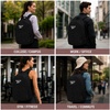 image:imageReebok Travel Backpack Water Resistant Everyday Bag with Laptop Sleeve  Padded Back Panel Adjustable Straps Front Zip Pocket Side Mesh Pockets Durable Nylon Build Easycare FabricSanta Fe BlackWhite