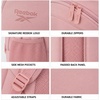 image:imageReebok Travel Backpack Water Resistant Everyday Bag with Laptop Sleeve  Padded Back Panel Adjustable Straps Front Zip Pocket Side Mesh Pockets Durable Nylon Build Easycare FabricSonny Smokey Rose