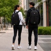 image:imageReebok Travel Backpack Water Resistant Everyday Bag with Laptop Sleeve  Padded Back Panel Adjustable Straps Front Zip Pocket Side Mesh Pockets Durable Nylon Build Easycare FabricBristol Black