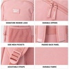 image:imageReebok Travel Backpack Water Resistant Everyday Bag with Laptop Sleeve  Padded Back Panel Adjustable Straps Front Zip Pocket Side Mesh Pockets Durable Nylon Build Easycare FabricBristol Smoky Rose