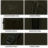 image:imageReebok Travel Backpack Water Resistant Everyday Bag with Laptop Sleeve  Padded Back Panel Adjustable Straps Front Zip Pocket Side Mesh Pockets Durable Nylon Build Easycare FabricHarber Hunder Green