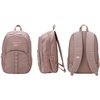 image:imageReebok Travel Backpack Water Resistant Everyday Bag with Laptop Sleeve  Padded Back Panel Adjustable Straps Front Zip Pocket Side Mesh Pockets Durable Nylon Build Easycare FabricSanta Fe LatteRose Gold