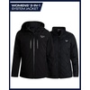 image:imageReebok Womens 3in1 Softshell Ski Jacket with Removable Puffer Liner  Waterproof Shell Pairs with a Zipin Insulated Layer for YearRound Versatility Ideal for Alpine Trips or Everyday WearBlack Ink