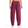 image:imageReebok Womens Barrel Pant Standard Fit 28 Inseam Midweight CottonPoly FabricBlack Cherry