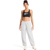 image:imageReebok Womens Barrel Pant Standard Fit 28 Inseam Midweight CottonPoly FabricGrey Heather