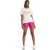 image:imageReebok Womens Big Logo 100 Cotton Lightweight Crewneck TShirt Relaxed FitVector Chalk Heather