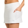 image:imageReebok Womens Break Point Skort  Athletic Performance Skirt with Builtin ShortsStark White