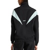 image:imageReebok Womens Bv Woven Jacket Standard Fit Lightweight Nylon Woven FabricBlackGlitch Aqua