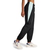 image:imageReebok Womens Bv Woven Pant Standard Fit 29 Inseam Lightweight Nylon Crinkle Woven FabricBlackGlitch Aqua