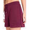 image:imageReebok Womens Campus 45 Short Standard Fit Midweight CottonPoly FabricBlack Cherry