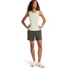 image:imageReebok Womens Campus 45 Short Standard Fit Midweight CottonPoly FabricGrit Green