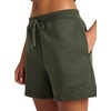 image:imageReebok Womens Campus 45 Short Standard Fit Midweight CottonPoly FabricGrit Green