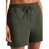 image:imageReebok Womens Campus 45 Short Standard Fit Midweight CottonPoly FabricGrit Green