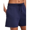 image:imageReebok Womens Campus 45 Short Standard Fit Midweight CottonPoly FabricVector Navy