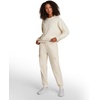image:imageReebok Womens Cargo Joggers Standard Fit 29 Inseam Lightweight CottonPoly French Terry FabricAlabaster