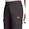 image:imageReebok Womens Cargo Joggers Standard Fit 29 Inseam Lightweight CottonPoly French Terry FabricGrey