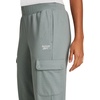 image:imageReebok Womens Cargo Joggers Standard Fit 29 Inseam Lightweight CottonPoly French Terry FabricLight Fog