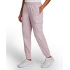 image:imageReebok Womens Cargo Joggers Standard Fit 29 Inseam Lightweight CottonPoly French Terry FabricMuted Mauve