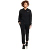 image:imageReebok Womens CinchBottom Sweatpant Standard Fit Midweight CottonPoly FabricBlack  External Drawstring