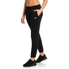 image:imageReebok Womens CinchBottom Sweatpant Standard Fit Midweight CottonPoly FabricBlack  External Drawstring
