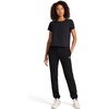 image:imageReebok Womens CinchBottom Sweatpant Standard Fit Midweight CottonPoly FabricBlack  Internal Drawstring
