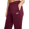 image:imageReebok Womens CinchBottom Sweatpant Standard Fit Midweight CottonPoly FabricBlack Cherry  Internal Drawstring