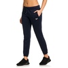 image:imageReebok Womens CinchBottom Sweatpant Standard Fit Midweight CottonPoly FabricDark Sapphire  External Drawstring