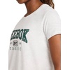 image:imageReebok Womens Classic Athletic Graphic Crewneck Cropped TShirtEgret HeatherPineneedle