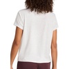 image:imageReebok Womens Classic Athletic Graphic Crewneck Cropped TShirtEgret HeatherRetro Red