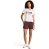 image:imageReebok Womens Classic Athletic Graphic Crewneck Cropped TShirtEgret HeatherRetro Red