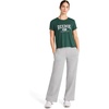 image:imageReebok Womens Classic Athletic Graphic Crewneck Cropped TShirtPineneedle