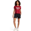 image:imageReebok Womens Classic Athletic Graphic Crewneck Cropped TShirtRetro Red