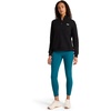 image:imageReebok Womens Classic Halfzip Sweatshirt Standard Fit Midweight Cottonpoly Fleece FabricBlack